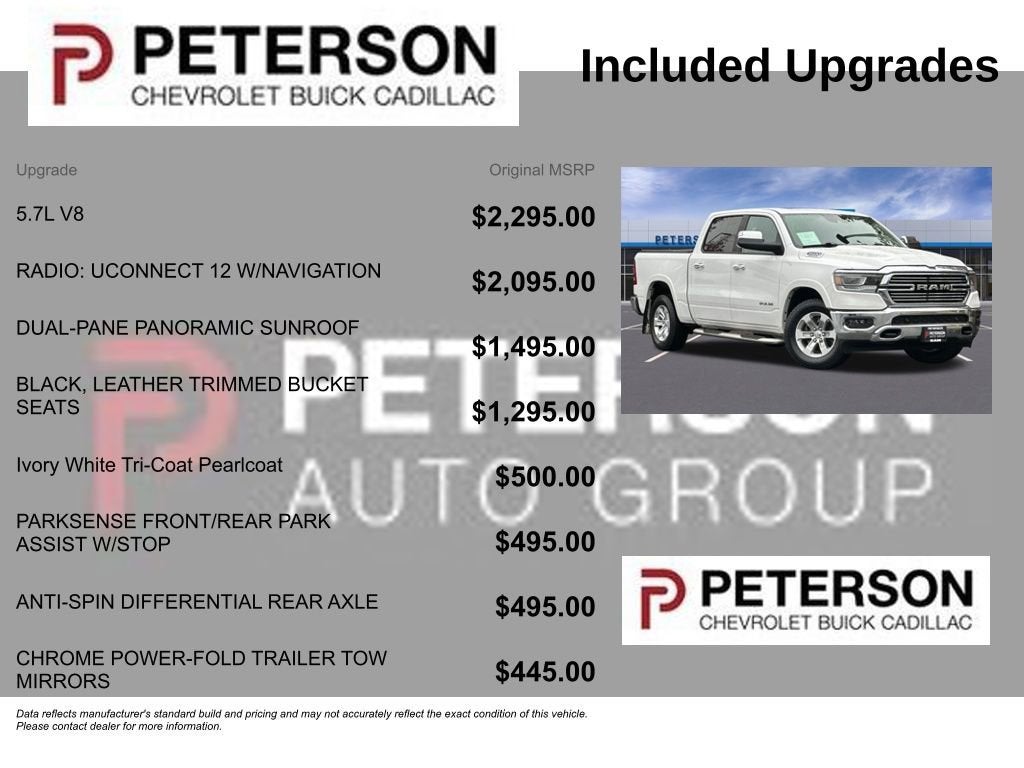 2021 RAM 1500 Laramie Crew Cab 4x4 5'7" Box