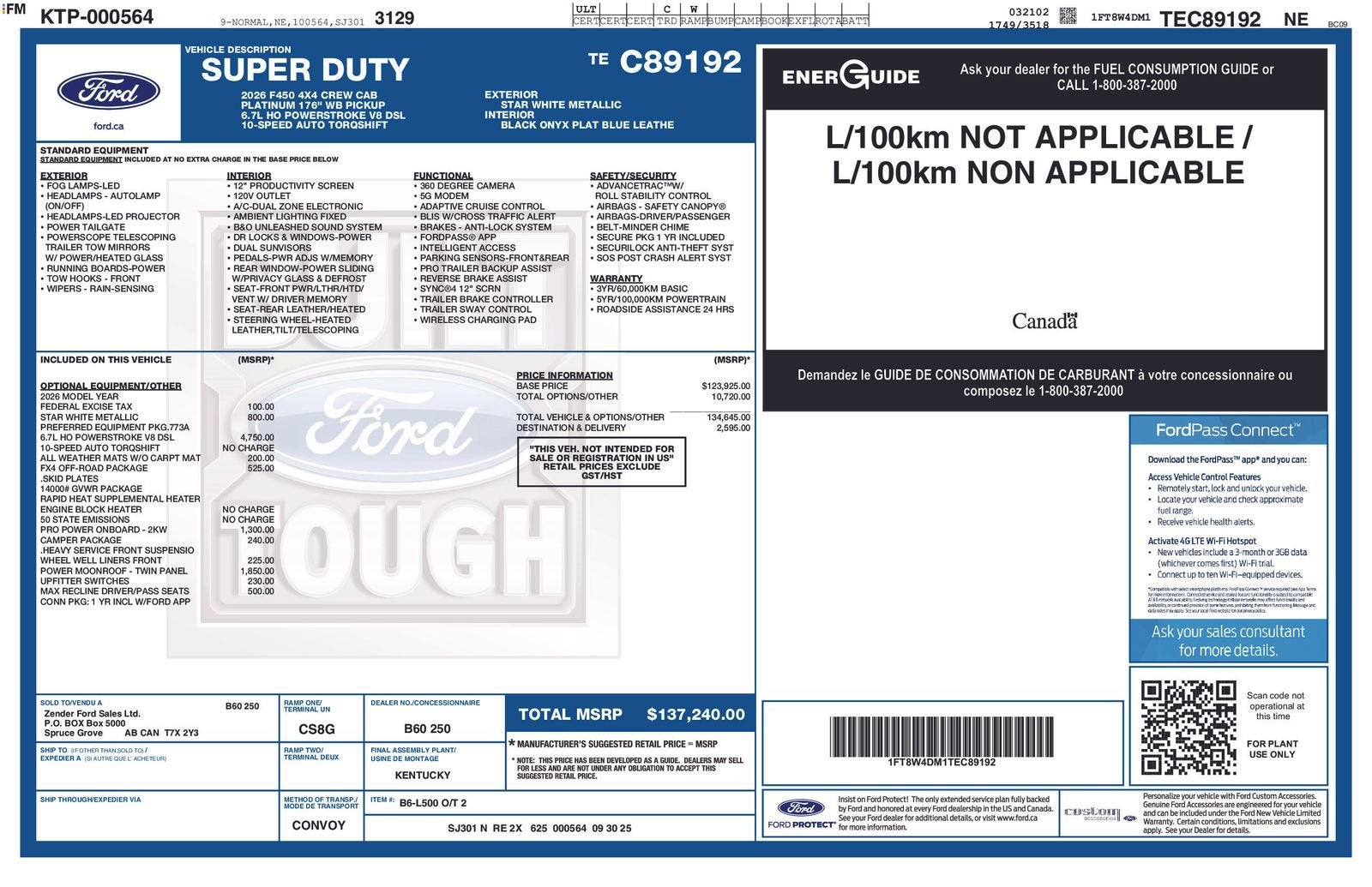 2026 Ford Super Duty F-450 DRW XL