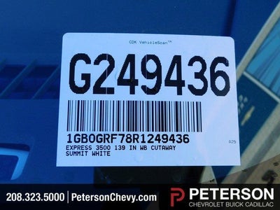 2024 Chevrolet Express Cutaway 3500 1WT