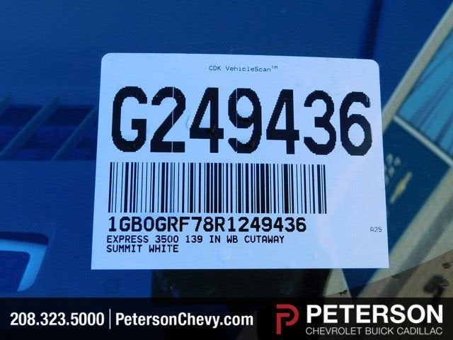 2024 Chevrolet Express Cutaway 3500 1WT