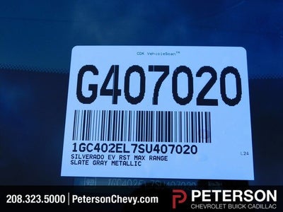 2025 Chevrolet Silverado EV RST - Max Range