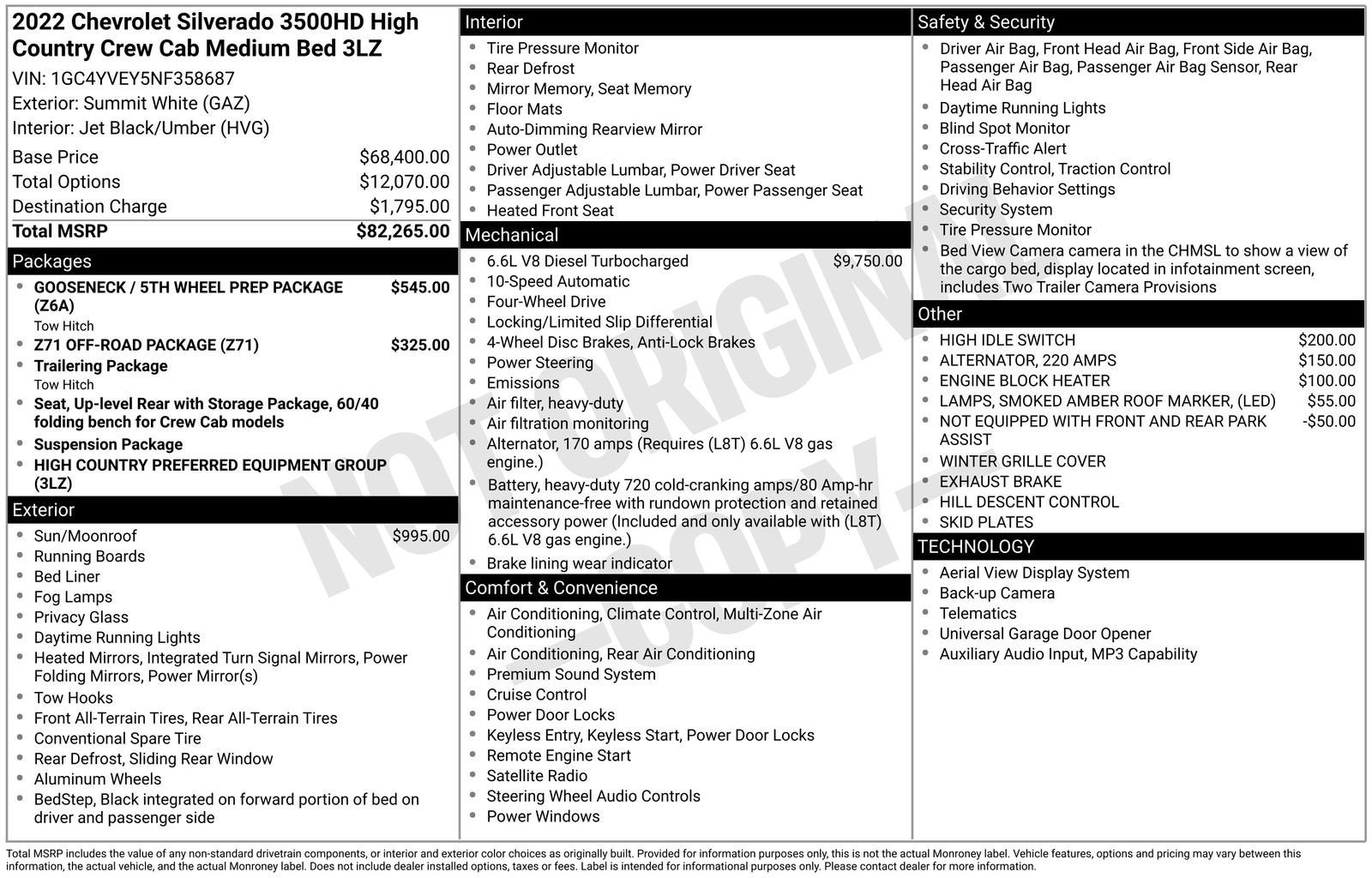 2022 Chevrolet Silverado 3500 HD High Country