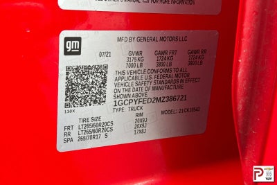 2021 Chevrolet Silverado 1500 LT Trail Boss