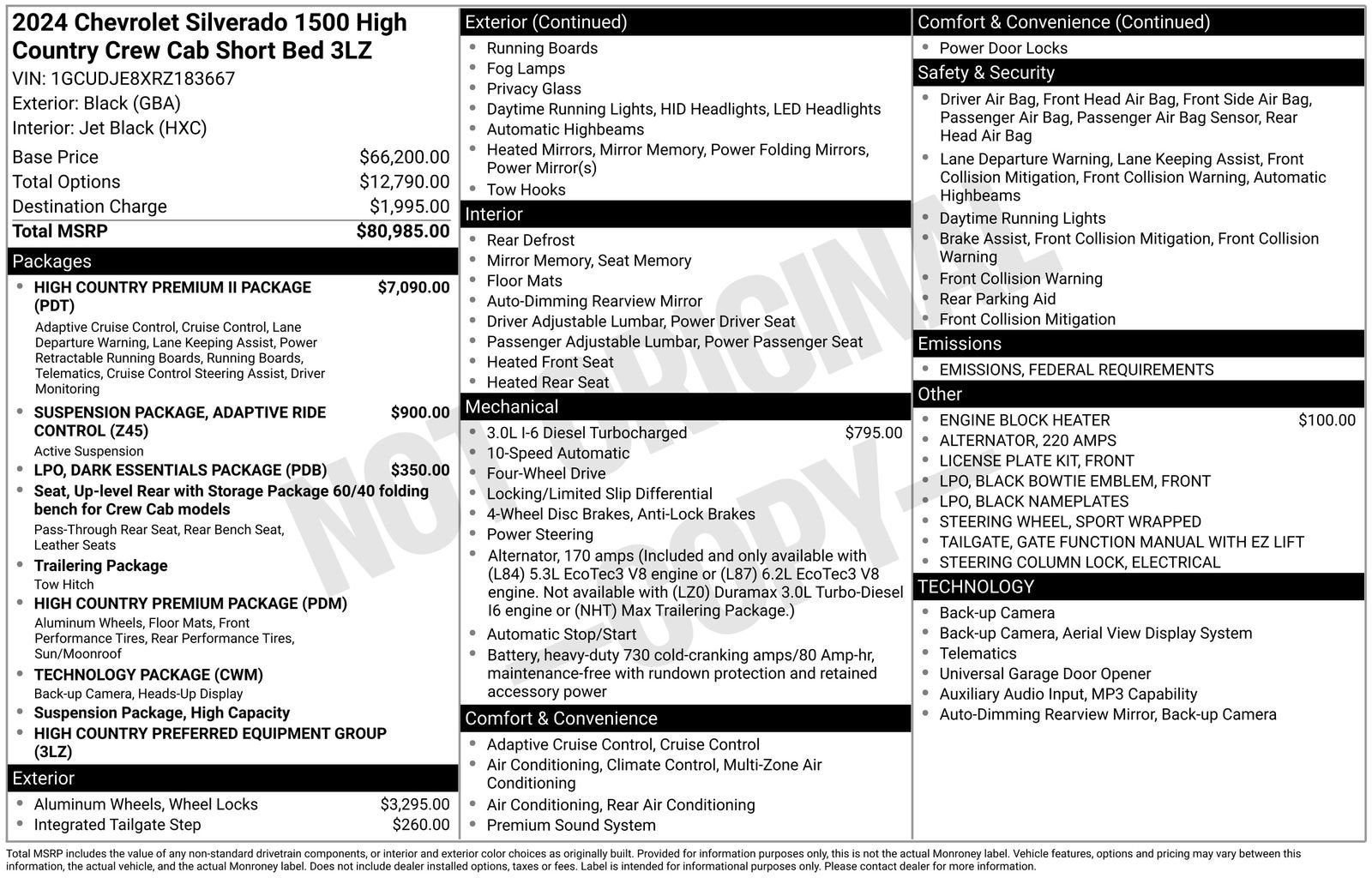 2024 Chevrolet Silverado 1500 High Country