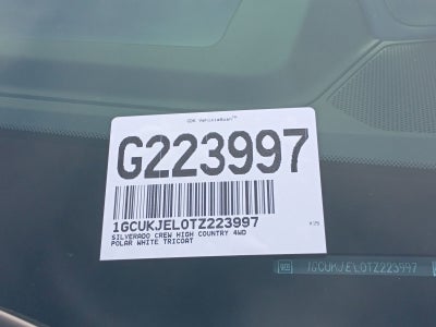 2026 Chevrolet Silverado 1500 High Country