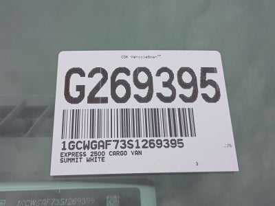 2025 Chevrolet Express Cargo 2500 WT