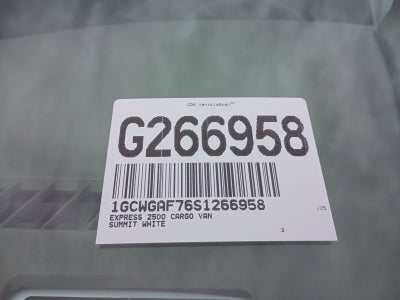 2025 Chevrolet Express Cargo 2500 WT