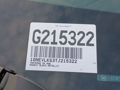 2026 Chevrolet Traverse RS