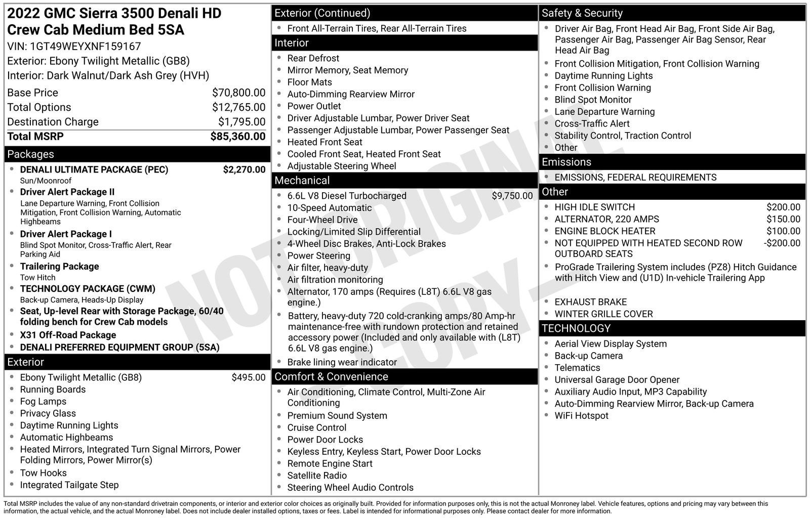 2022 GMC Sierra 3500 HD Denali
