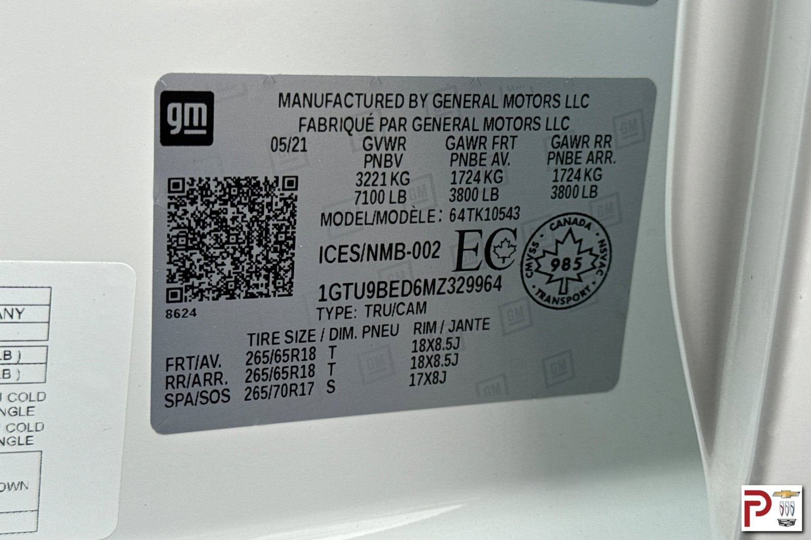 2021 GMC Sierra 1500 SLE