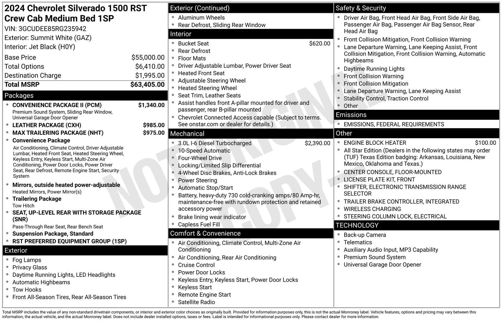 2024 Chevrolet Silverado 1500 RST