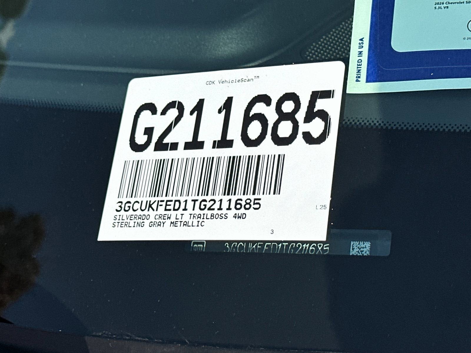 2026 Chevrolet Silverado 1500 LT Trail Boss