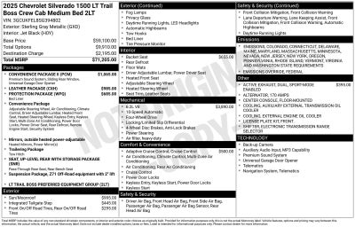 2025 Chevrolet Silverado 1500 LT Trail Boss
