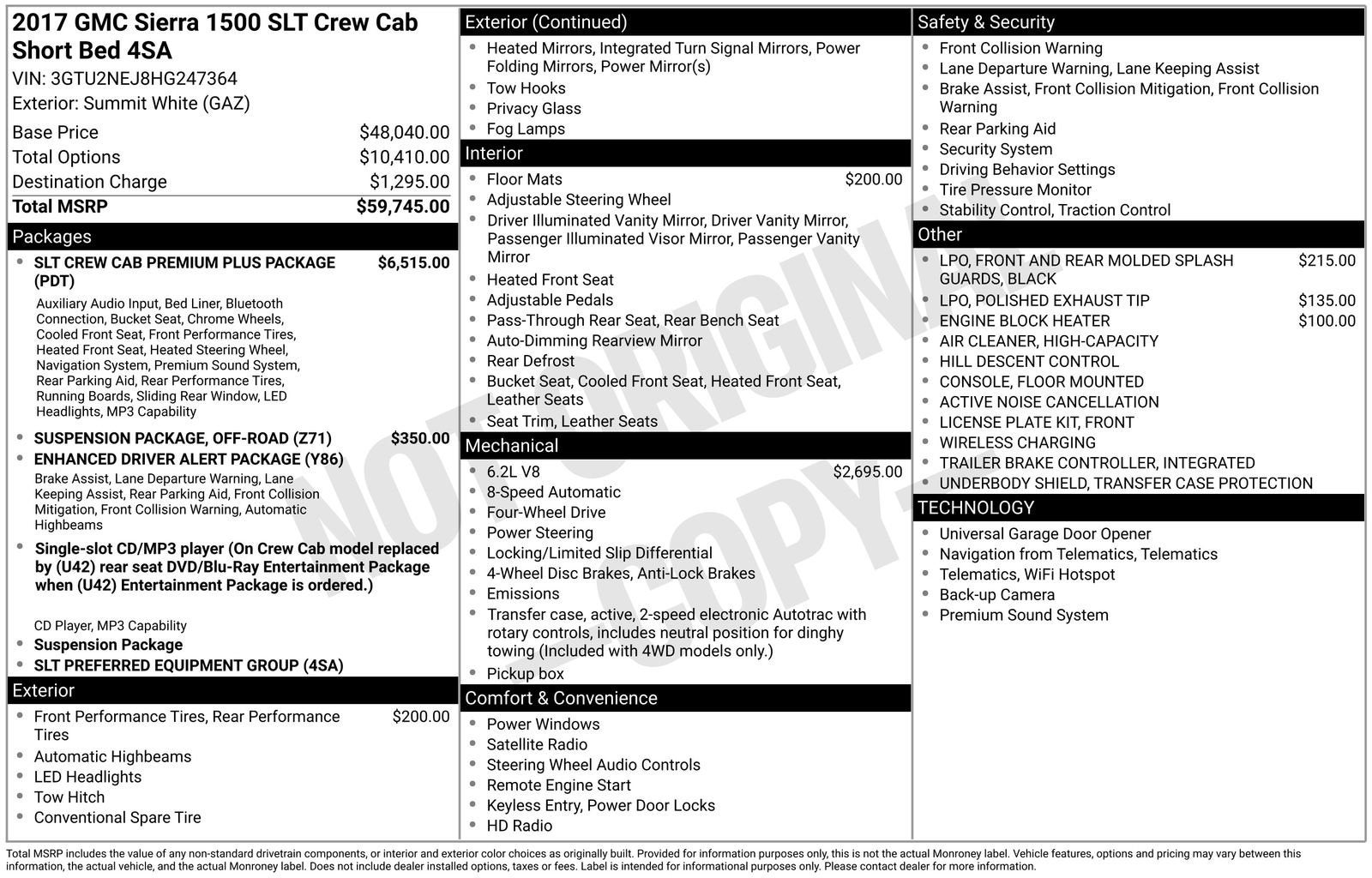 2017 GMC Sierra 1500 SLT