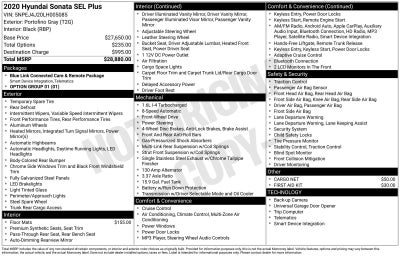 2020 Hyundai Sonata SEL Plus