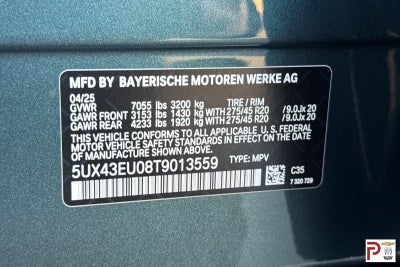 2026 BMW X5 PHEV xDrive50e