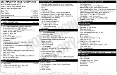 2024 Mazda Mazda CX-50 2.5 Turbo Premium