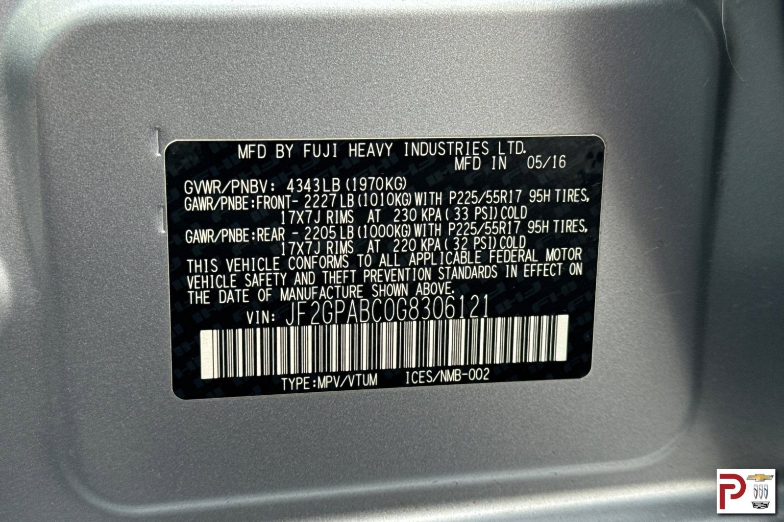 2016 Subaru Crosstrek 2.0i Premium