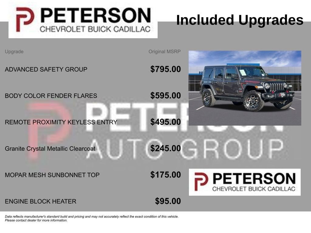 2020 Jeep Wrangler Unlimited Rubicon Recon 4x4