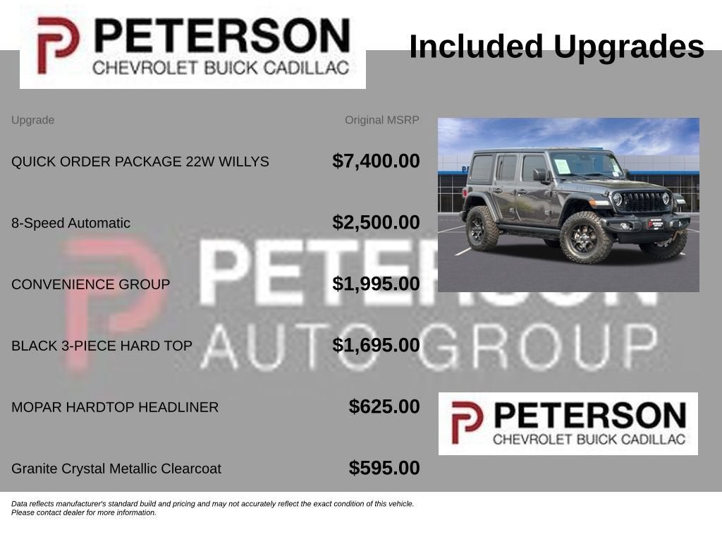 2024 Jeep Wrangler 4-Door Willys 4x4