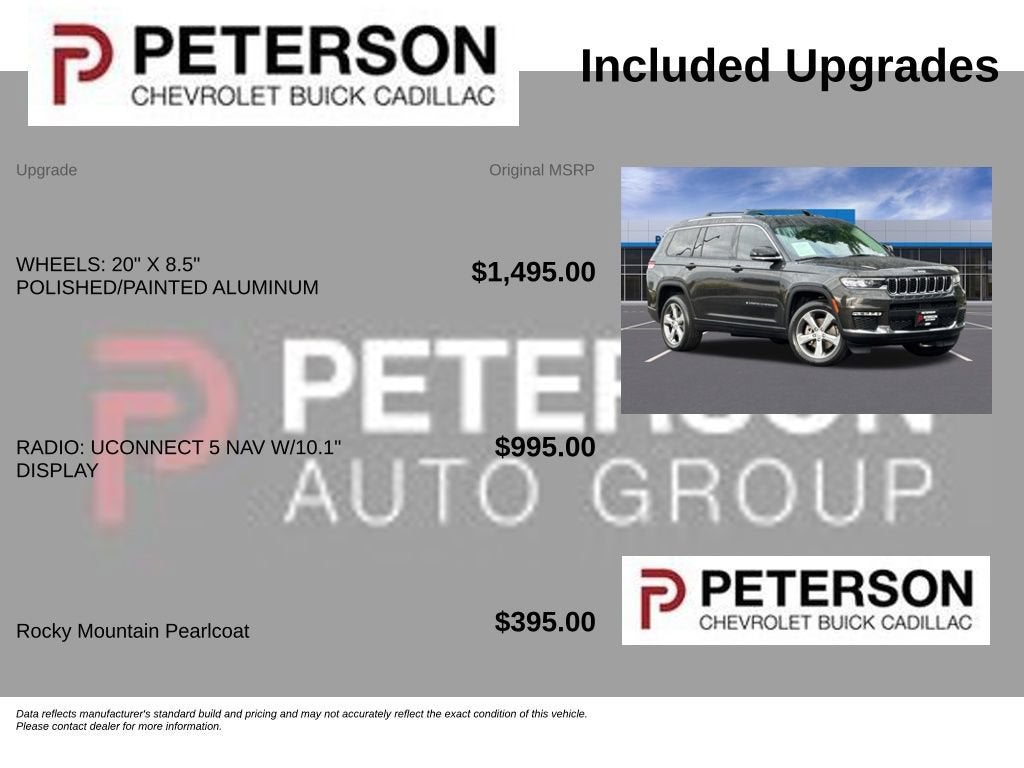 2021 Jeep Grand Cherokee L Limited 4x4