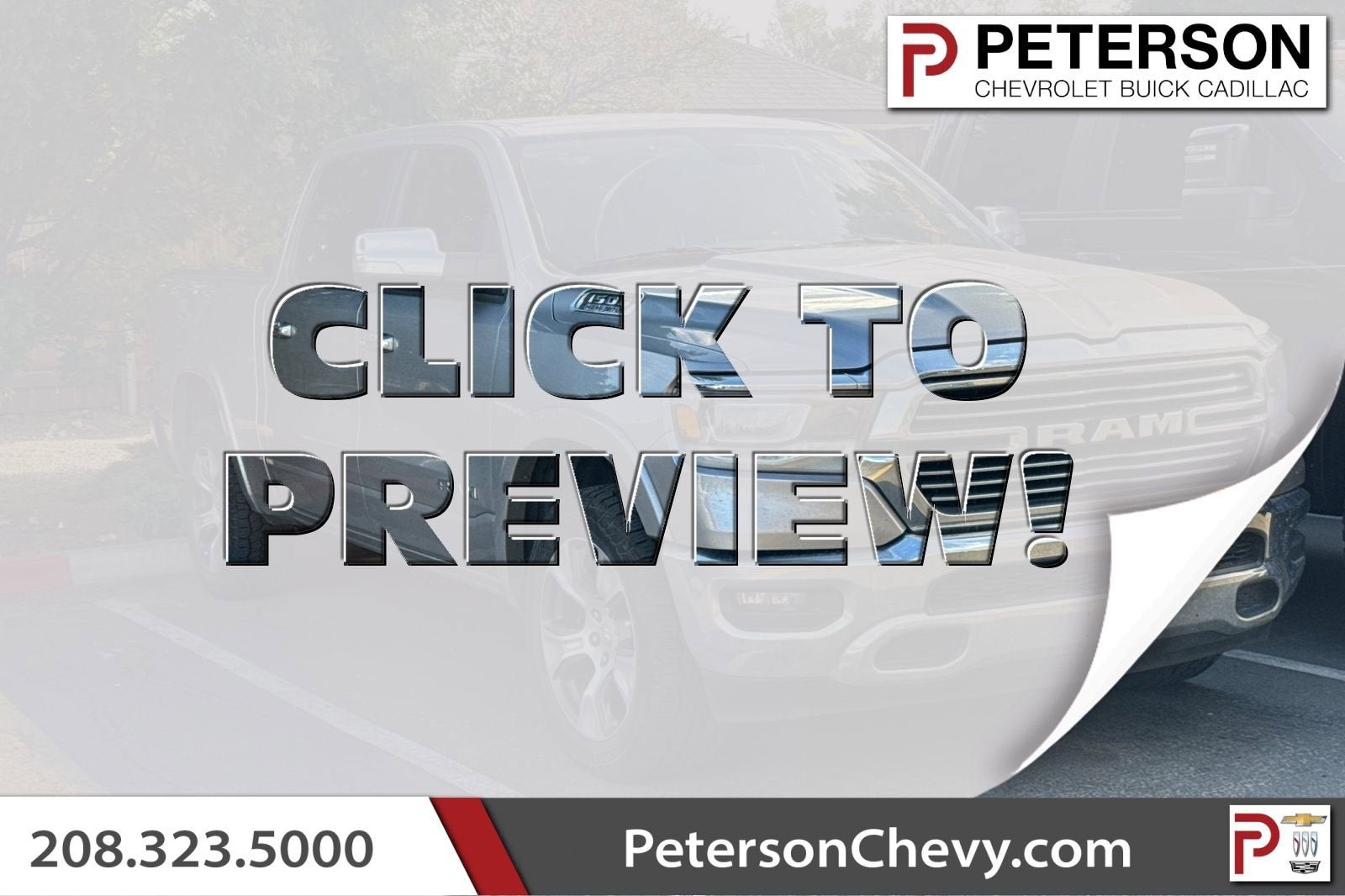 2019 RAM 1500 Laramie Crew Cab 4x4 5'7" Box