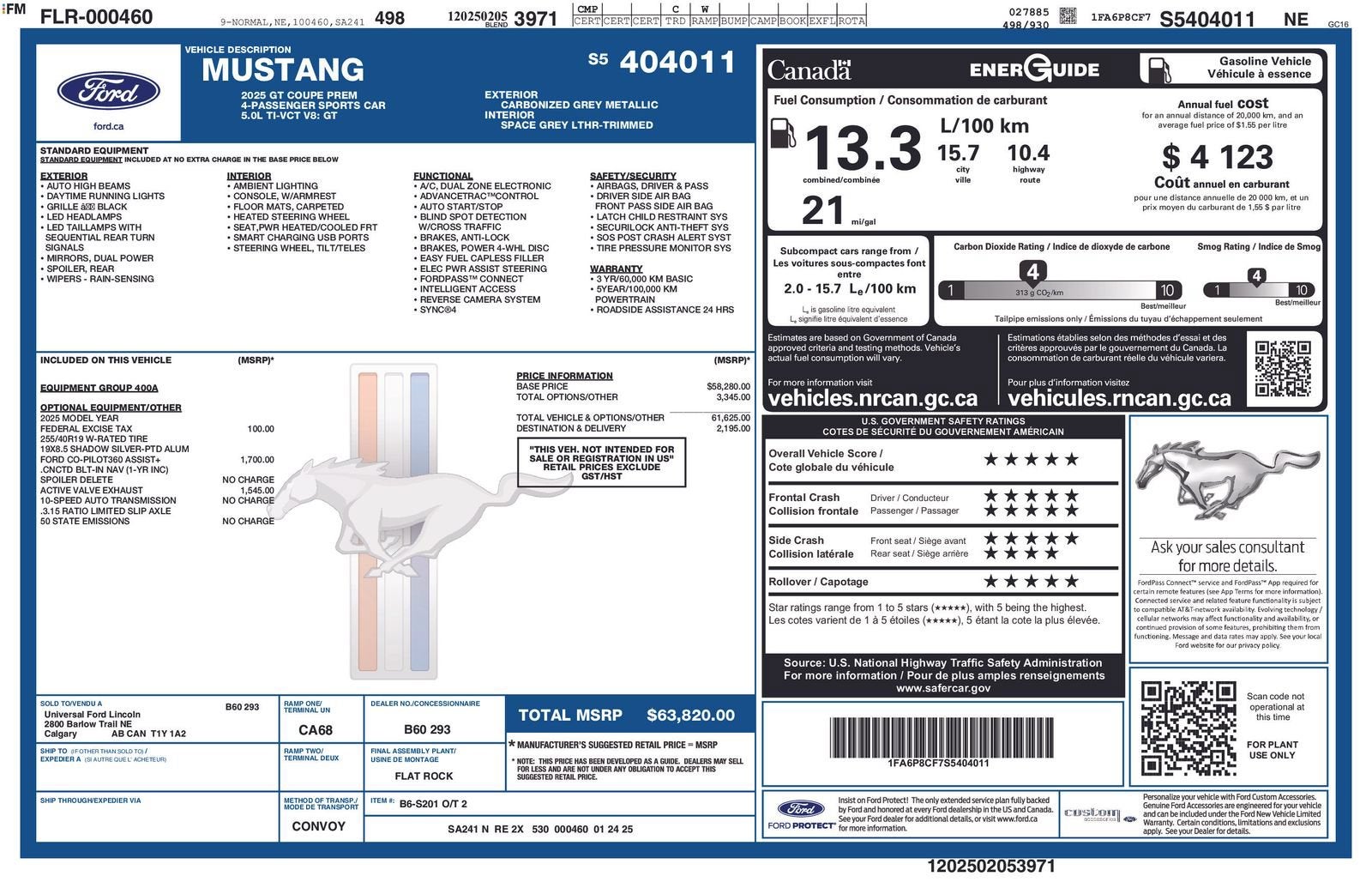 2025 Ford Mustang GT
