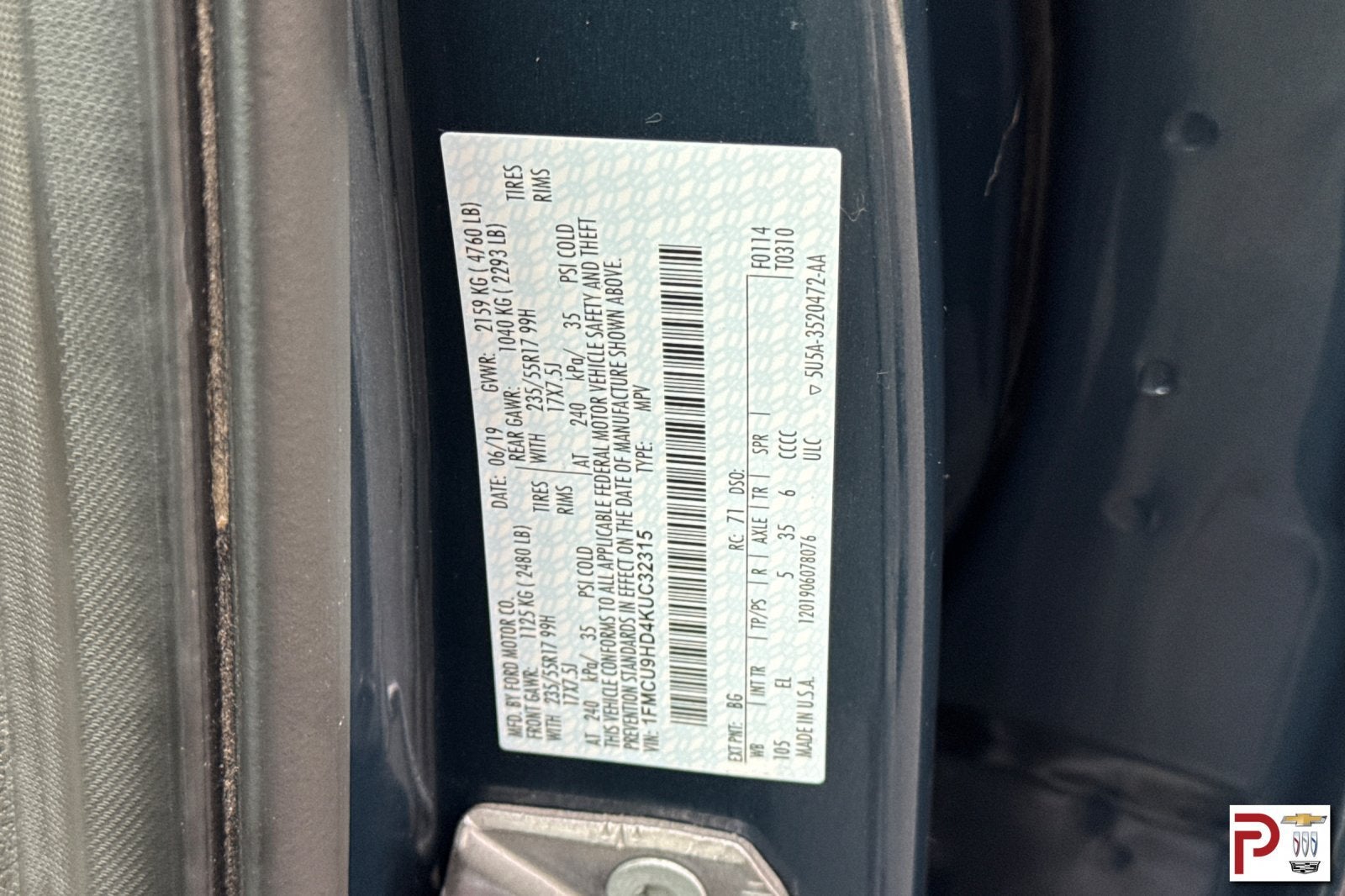 2019 Ford Escape SEL