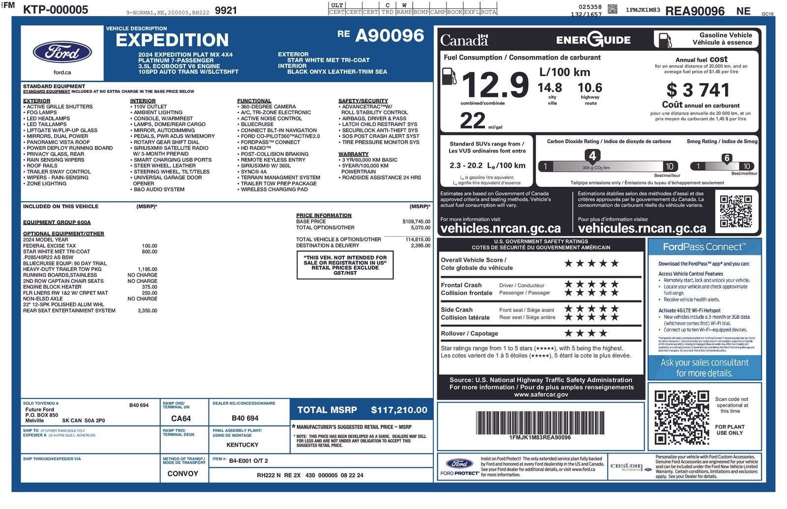 2024 Ford Expedition Max Platinum
