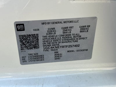 2026 Chevrolet Silverado 2500 HD LT