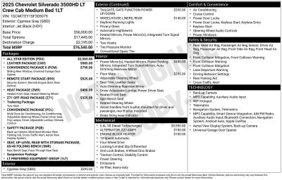 2025 Chevrolet Silverado 3500 HD LT