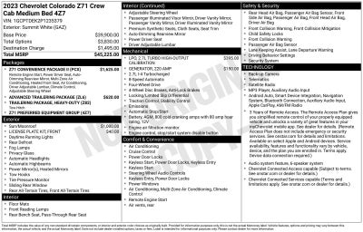 2023 Chevrolet Colorado 4WD Z71