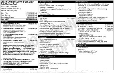 2024 GMC Sierra 3500 HD SLE