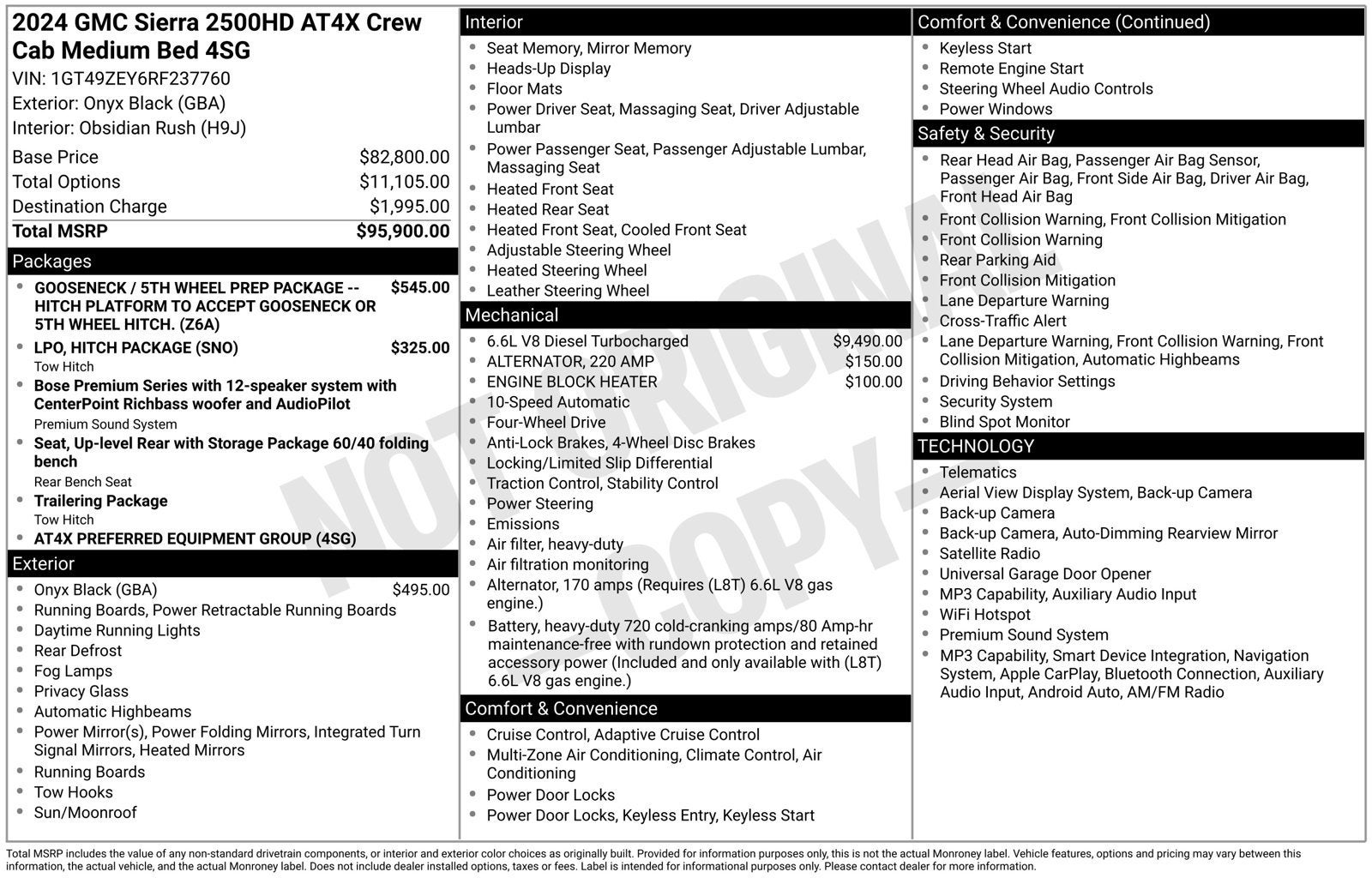2024 GMC Sierra 2500 HD AT4X