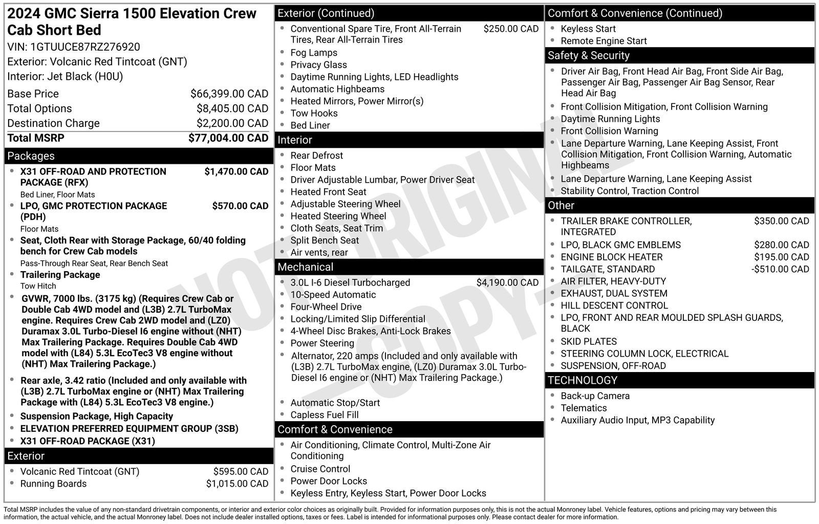 2024 GMC Sierra 1500 Elevation