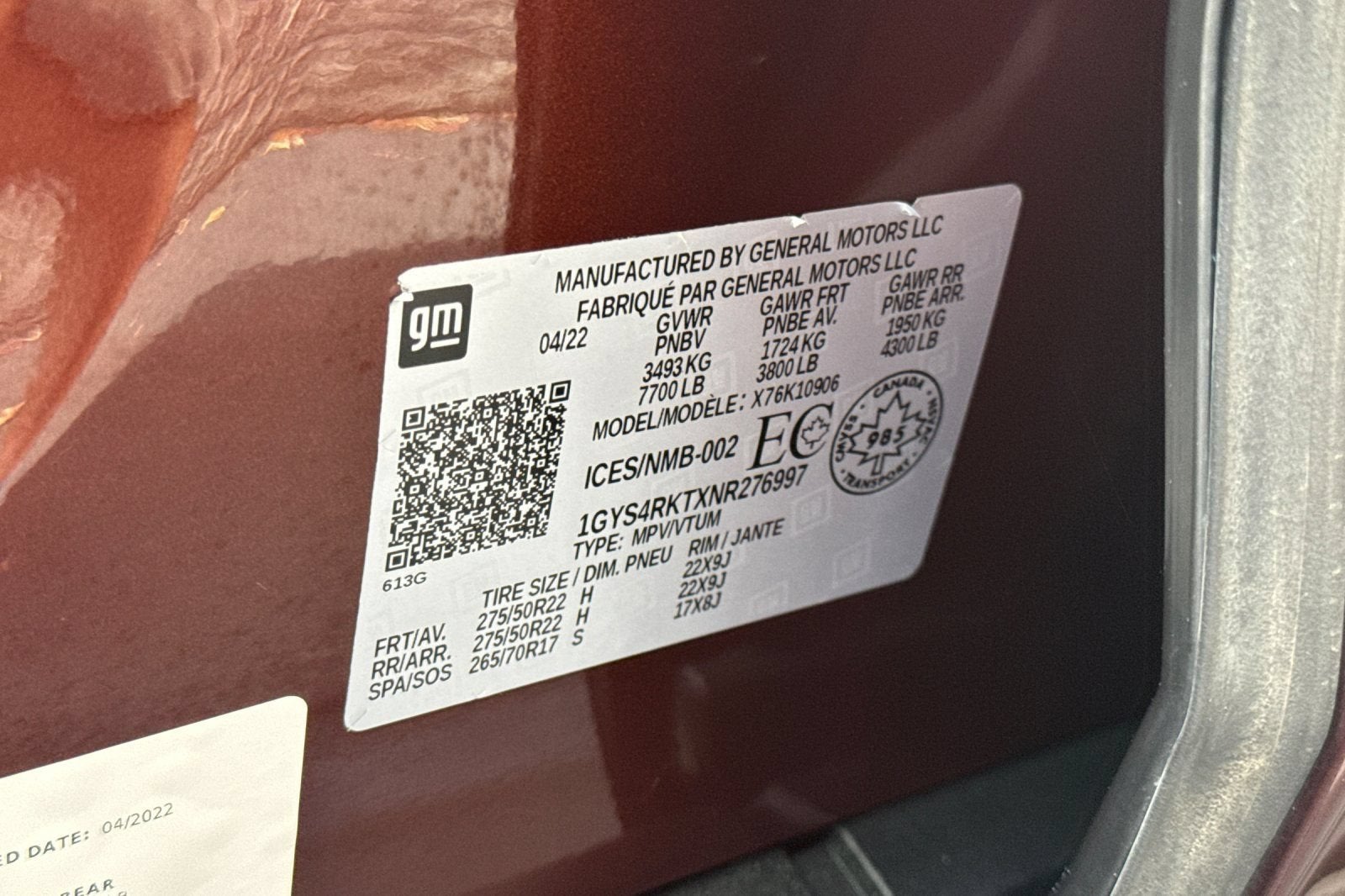2022 Cadillac Escalade ESV Sport Platinum