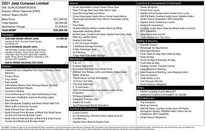 2021 Jeep Compass Limited