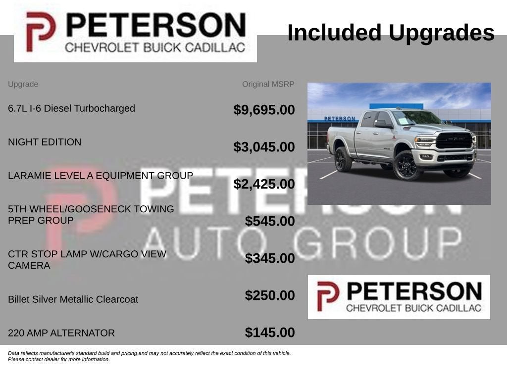 2022 RAM 3500 Laramie Crew Cab 4x4 6'4" Box