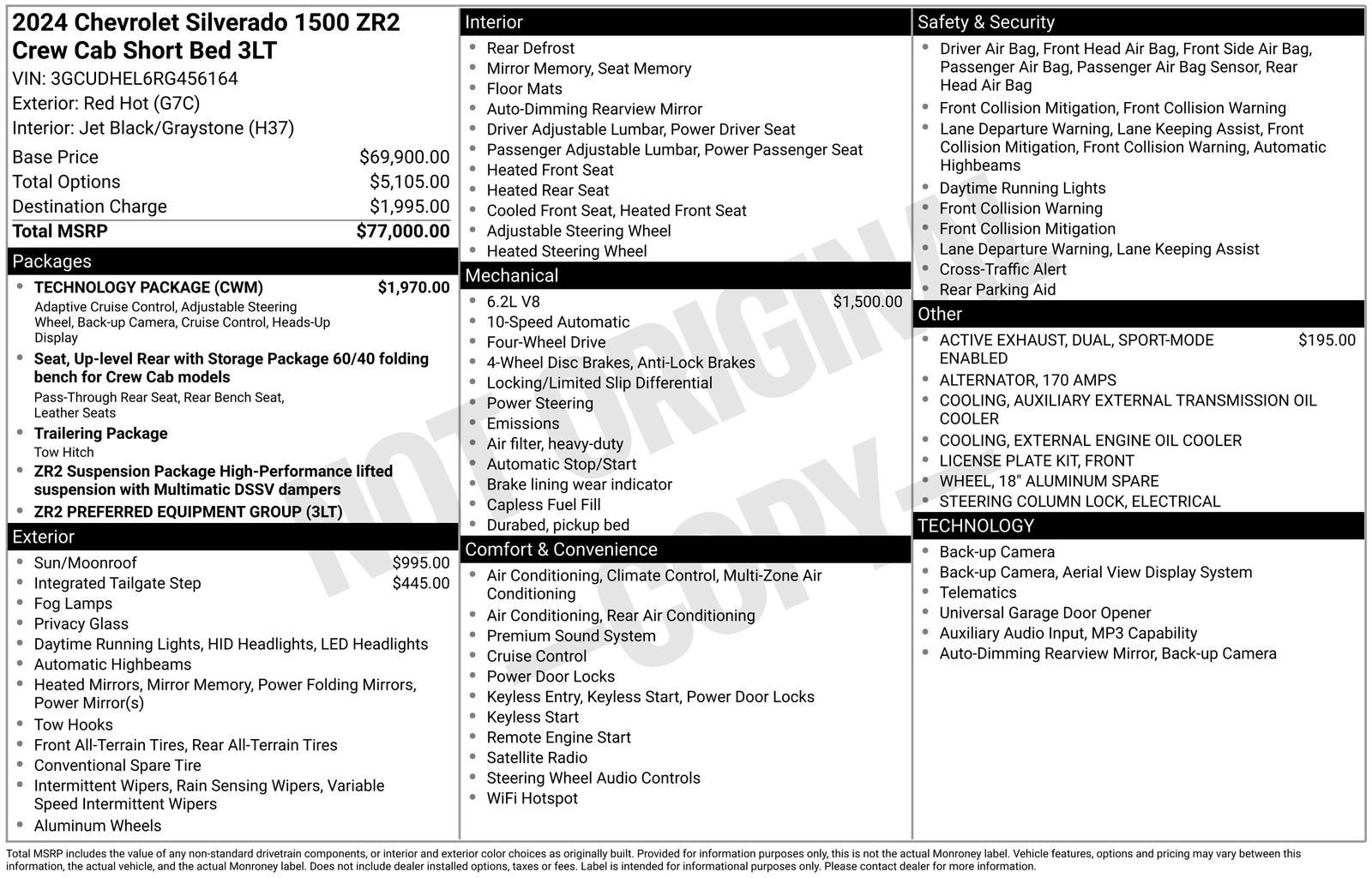 2024 Chevrolet Silverado 1500 ZR2