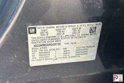 2015 Chevrolet Silverado 1500 LT