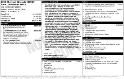 2015 Chevrolet Silverado 1500 LT