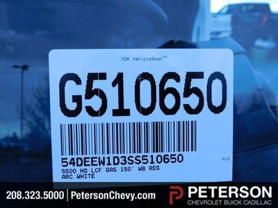 2025 Chevrolet Low Cab Forward 5500 HG NA