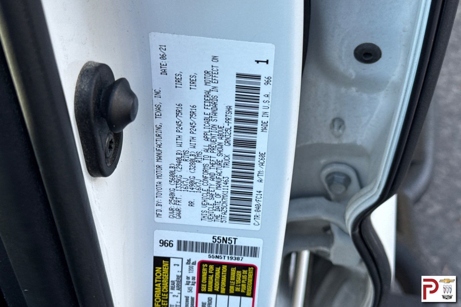 2021 Toyota Tacoma 2WD SR5