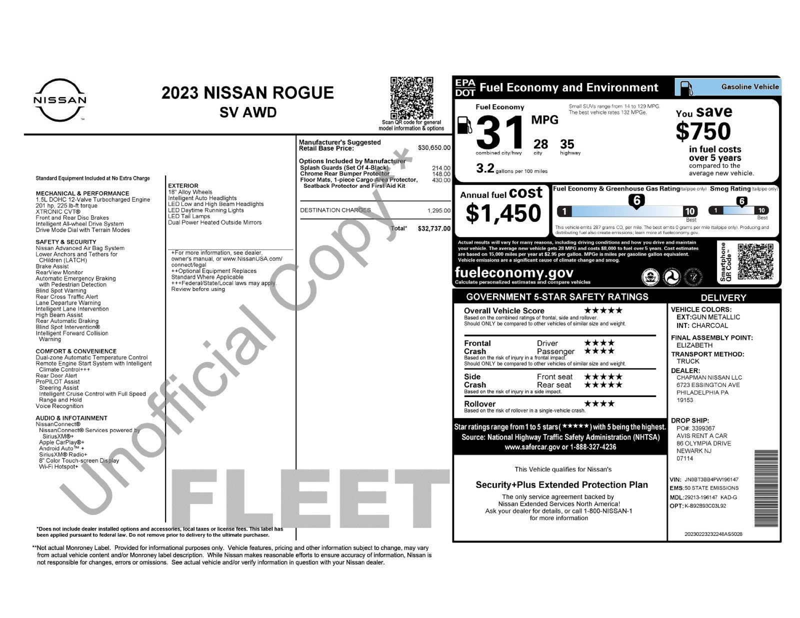 2023 Nissan Rogue SV Intelligent AWD
