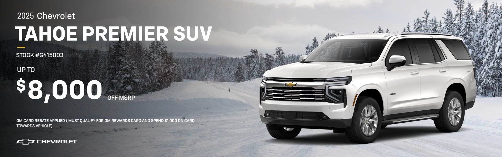2025 Chevrolet Tahoe Premier SUV